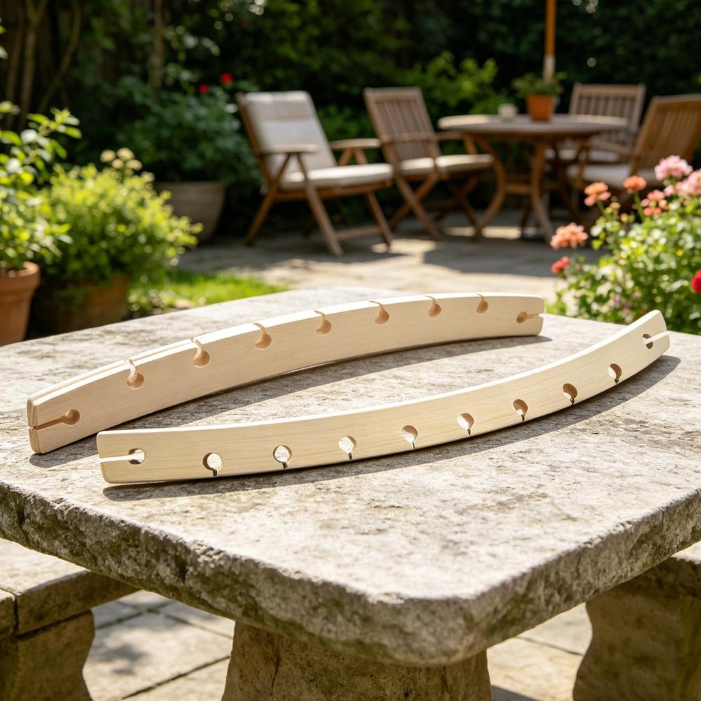 Detahable Hammok Spreader Bar 2 Piees Swing 10Hole Wooden Poles Aessories Hammoks Replaement