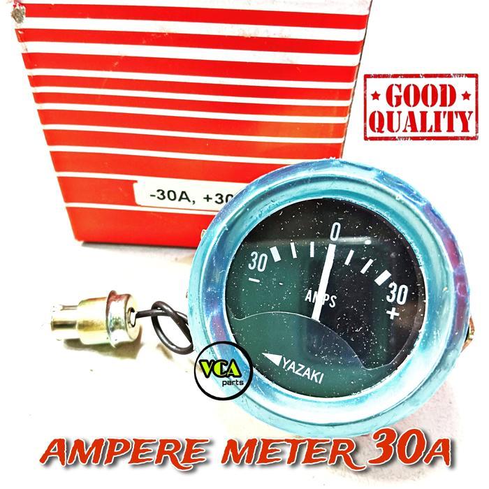 Ampere Meter/Pengukur Ampere Arus Aki/Ampere Cas Aki 30A Yazaki #Gratisongkir