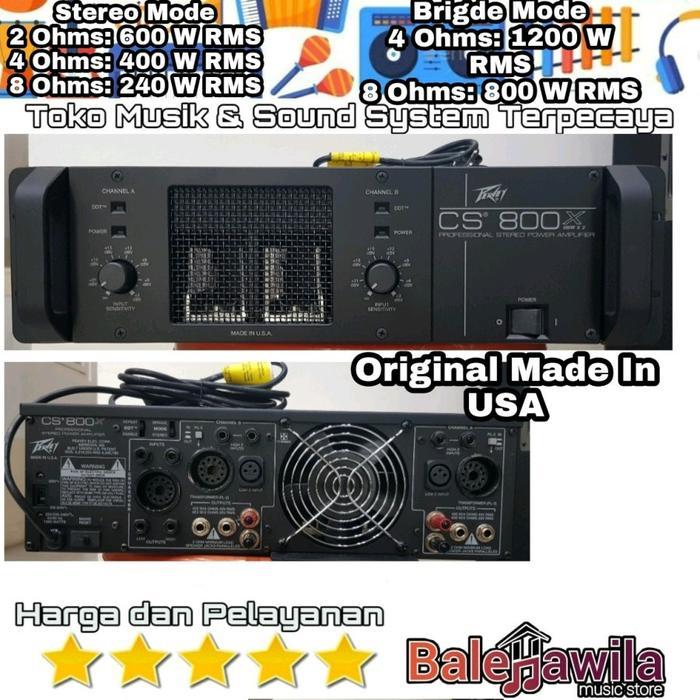 Power Ampli Amplifier Peavey Cs800 Cs 800 Cs-800 Orinal Ori USA