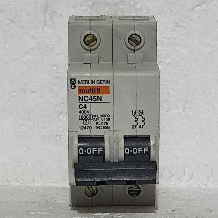 PROMO MCB MULTI9/MULTI 9 MERLIN GERIN NC45N 2P 4A / MCB MERLIN GERIN 2P 4A