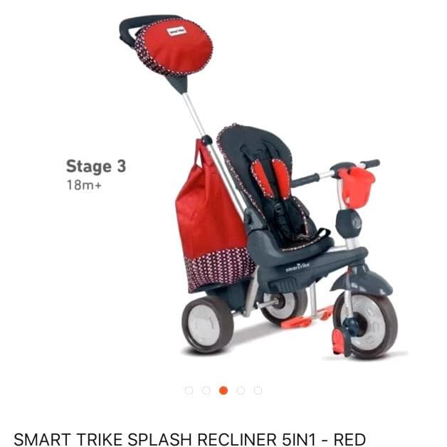 SMART TRIKE SPLASH SEPEDA ANAK - red