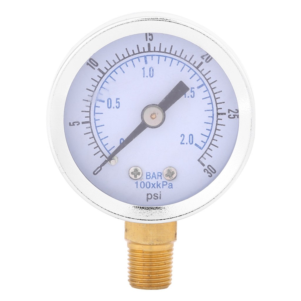 Hydraulic Pressure Gauge Pressure Gauge Water Oil Compressor Meter Hydraulic Gauge for Air Water Oil