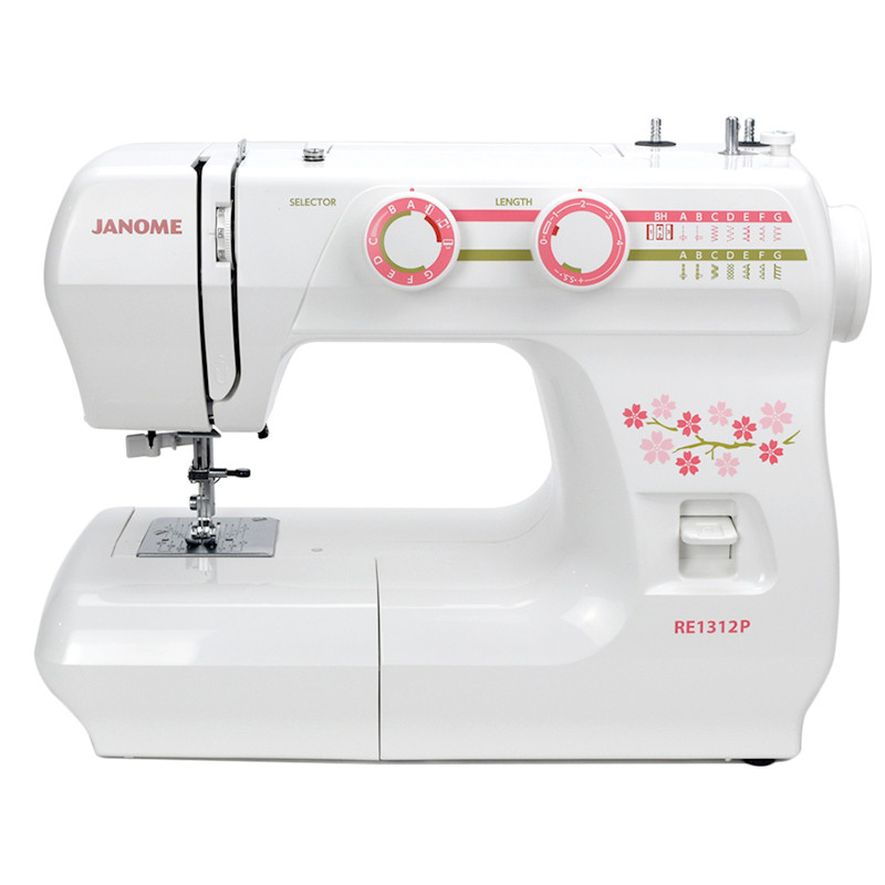 JANOME RE 1312P / RE1312P Mesin Jahit Portable Multifungsi
