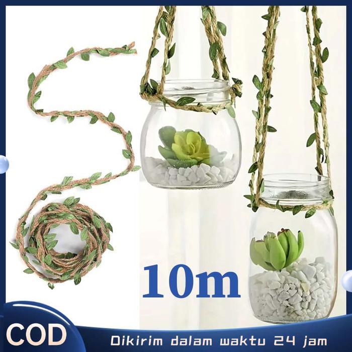 10M Tali Estetik Tali Goni Daun Tali Pita Goni Pita Karung Goni