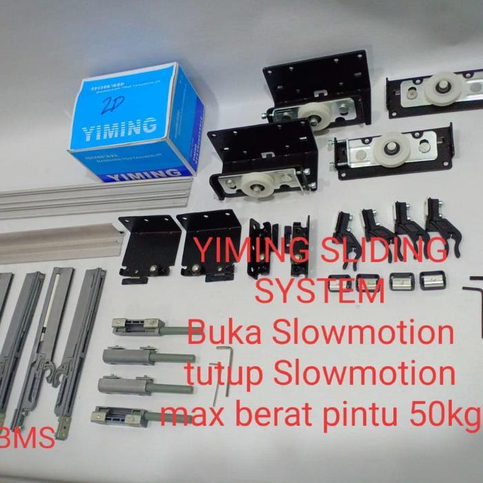 RODA SLIDING YIMING 3 DOOR, RODA LEMARI GESER YIMING 2 PT