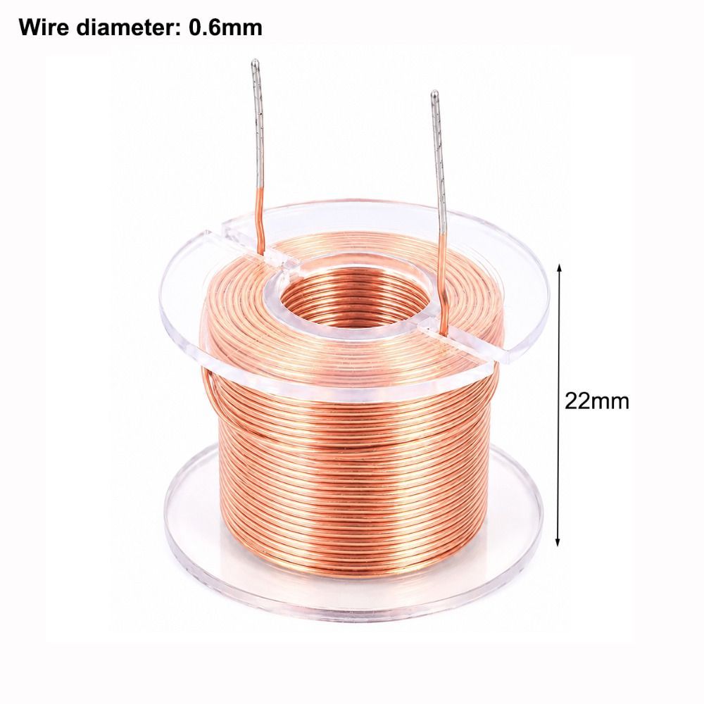 Durable 0.6mm Speaker Crossover Inductor Coil 0.2mh2.0mh Copper Audio Inductor Coil Frequency Coil