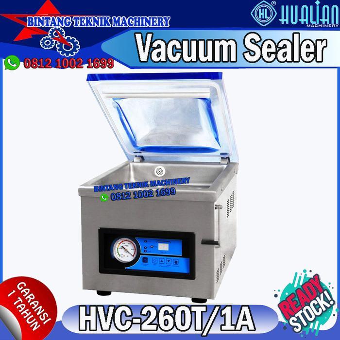 Mesin Plastik Vacuum Sealer Otomatis Hvc 260T/1A Sealer Plastik Vacuum