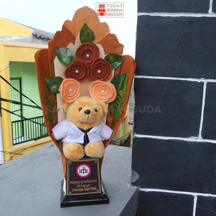 PIALA BONEKA WISUDA TNI POLISI PERAWAT PELAUT DOKTER PELAYARAN PROFESI