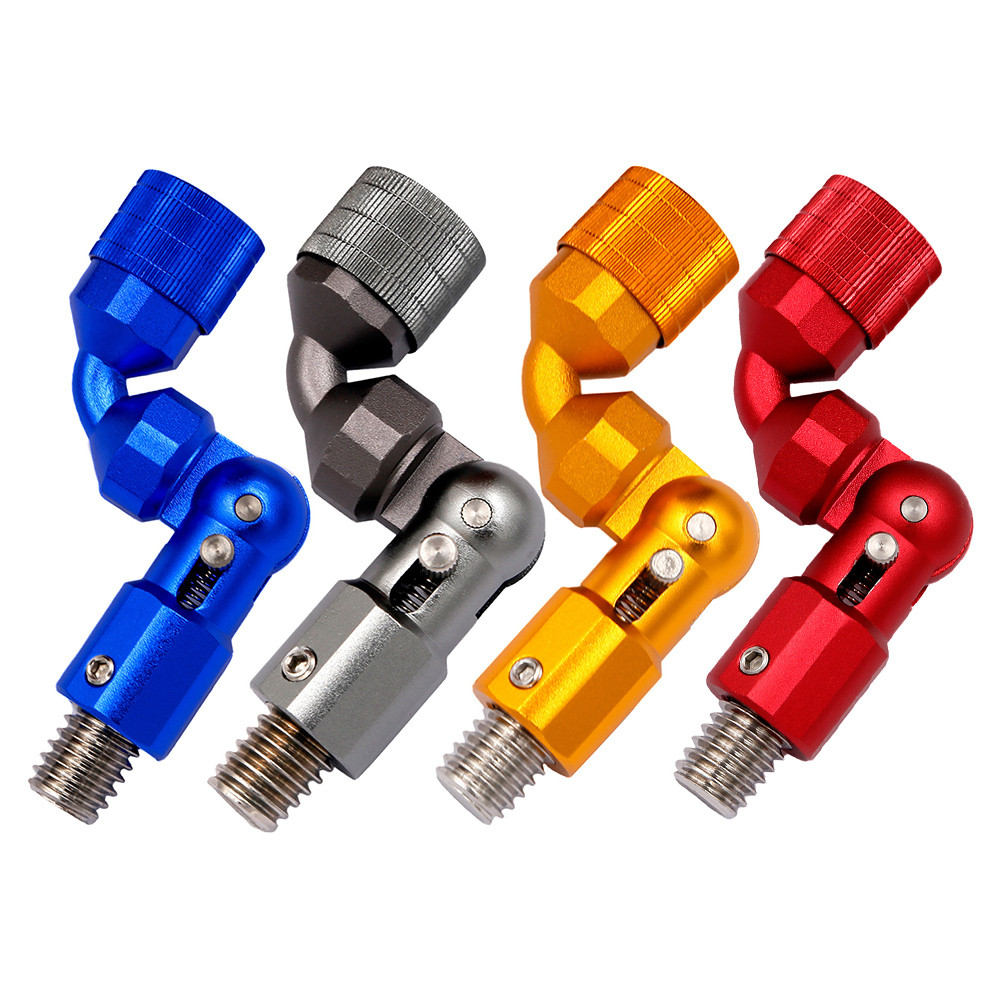 1 Pcs Fishing Landing Net Adapter Landing Functionality Net Aluminum Alloy Head Adapter Folding