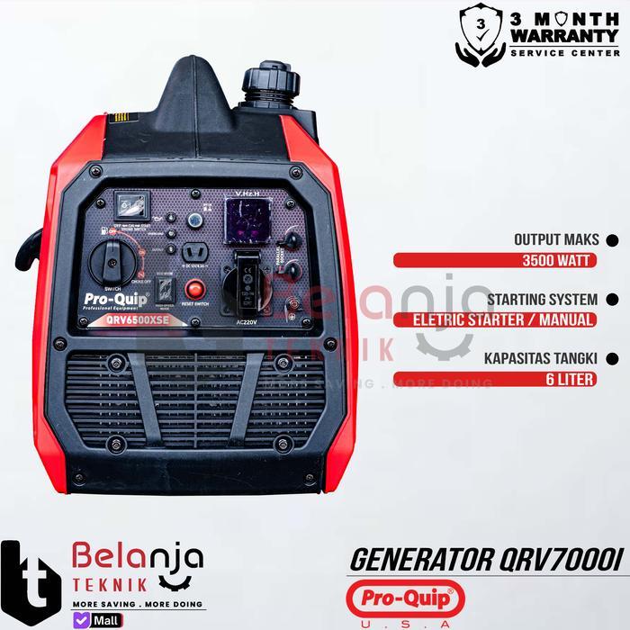 Proquip Mesin Listrik Silent Inverter Proquip QRV6500 XSE Genset Bensin 3300 Watt QRV6500XSE QRV