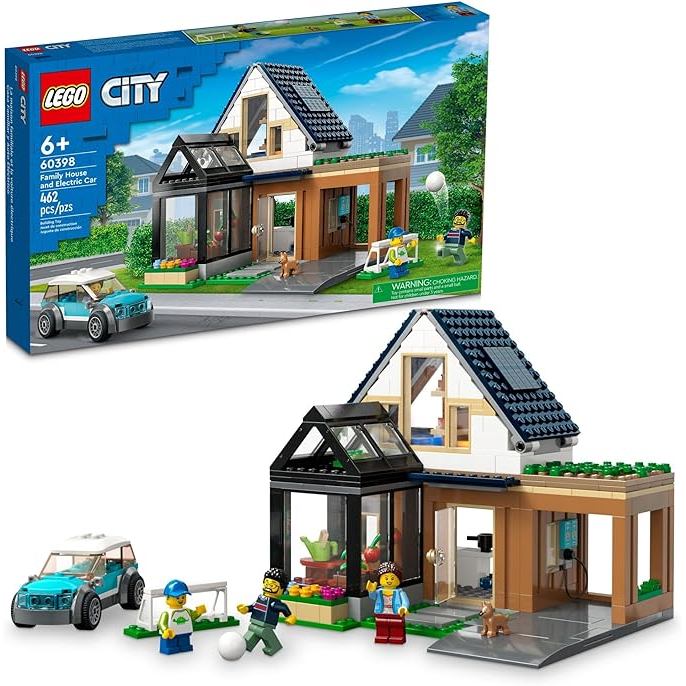 LEGO My City Family House and Electric Car 