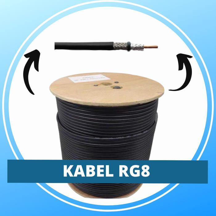 Kabel Coaxial RG 8 / RG8 cable kabel pemancar