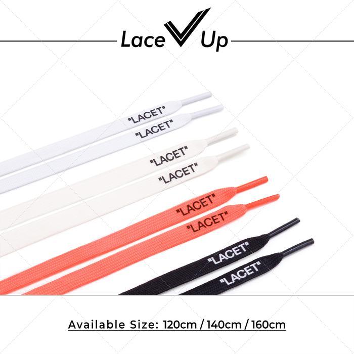 ORIGINAL Tali Sepatu Offwhite AF1 LACET Shoelaces READY STOCK