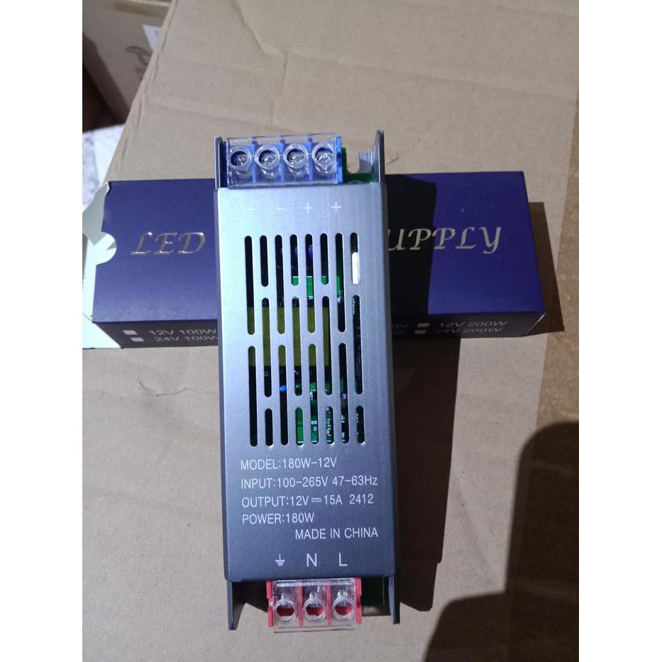 Power Supply 12v 15A Travo 12v 15A Trafo 12v 15A Adaptor 15 Ampere