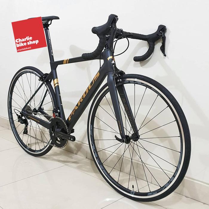 Fullbike Pardus Robin Sport Black/ Gold Carbon Frame - Rim Brake