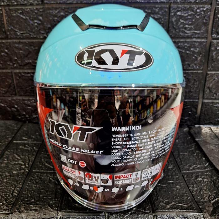 Helm Kyt Kyoto Solid Aqua Blue