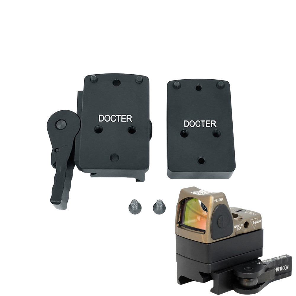 Hunting Optics Riser Mount Rmr Red Dot Scope Tactical Reflex Sight Qd Plate Height Increasing Quick