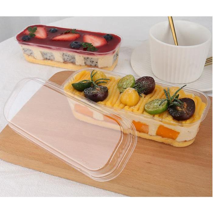 10 Pcs Korean Dessert Box Persegi Mika Cup Puding Tiramisu Salad