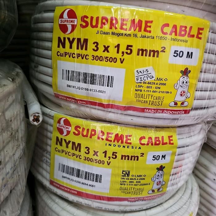 Kabel NYM 3x1.5mm Supreme 50m