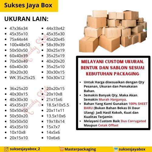 JTTOP" KARDUS/DUS/KARTON/DUS PINDAHAN/KARDUS BESAR 60X40X40 CM