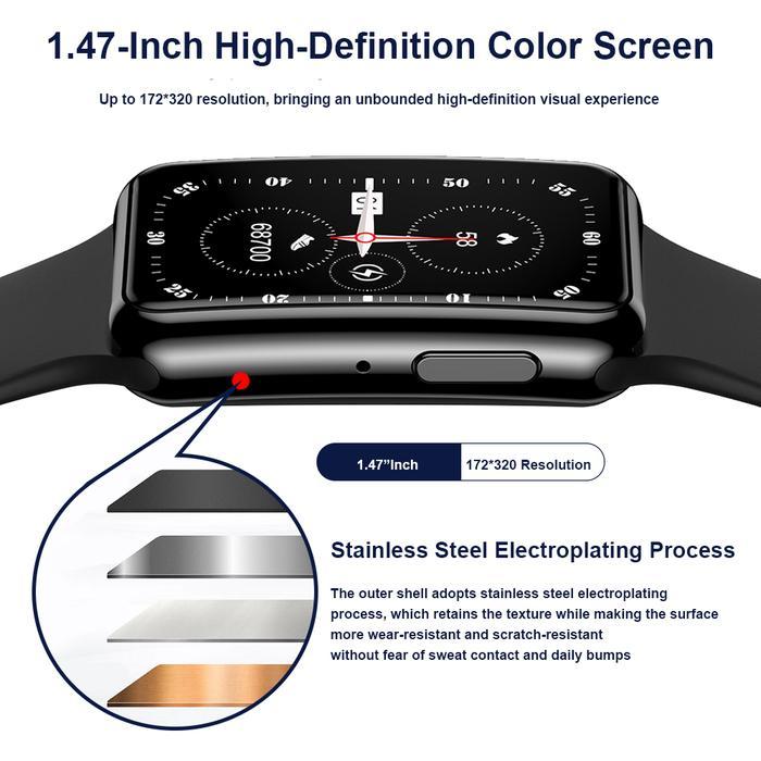 Biden Smart Watch Sport Pelacak Kesehatan Panggilan Bt Touch Screen