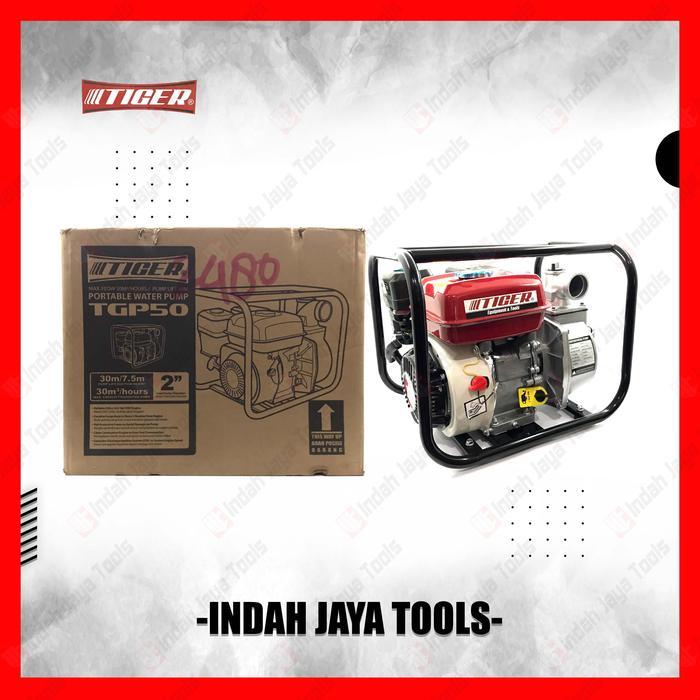 TIGER TGP50 Portable Water Pump 2" - Mesin Pompa Alkon Air Sawah Taman Irigasi