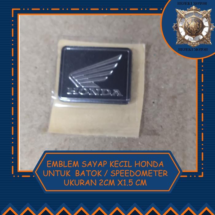 STIKER LOGO SAYAP HONDA KECIL BATOK SPEEDOMETER UNIVERSAL