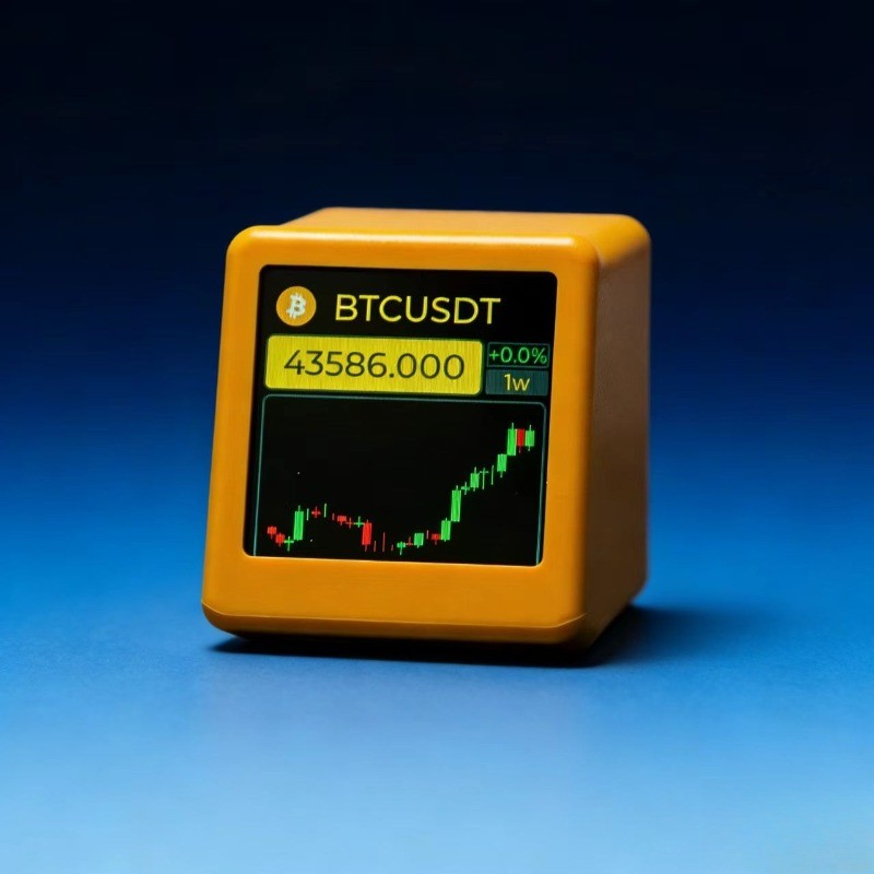 GeekMagic NerdMiner BitCoin Cryptocurrency,Stocks,Futures,Currency Exchange Rate,Price Tracker