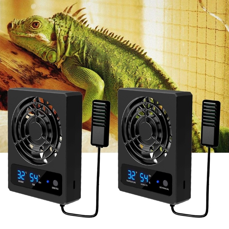LED Terrariums Fan Air Circulators Reduce Heat Humidity Terrariums Air Chiller Fan,Quiet Air Coolers