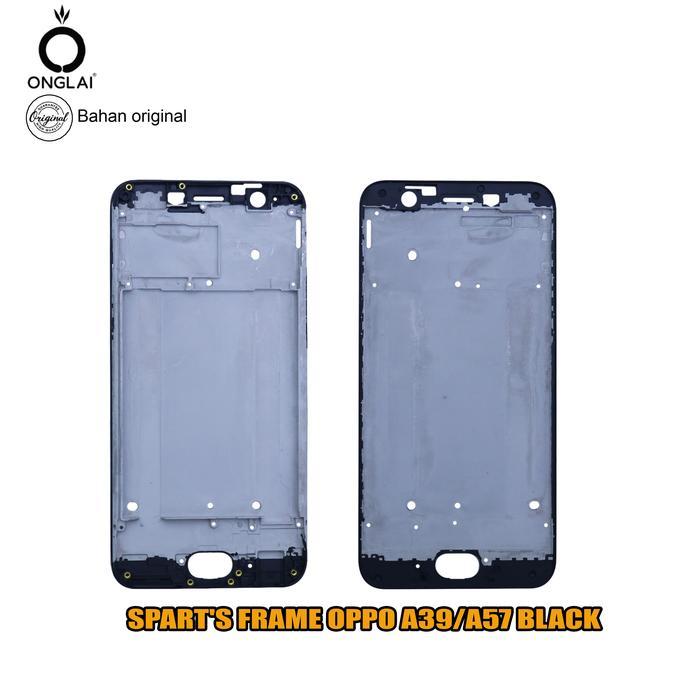 FRAME HP OPPO A39 - A57 BLACK SPAREPART SPART'S FRAME HITAM ORIGINAL
