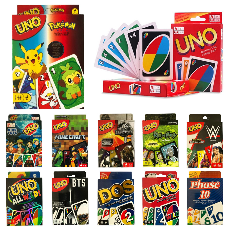 Uno Poker Games Wild Card Game Mattel Uno Entertainment Board Uno Games Fun Poker Game Cards Poison 
