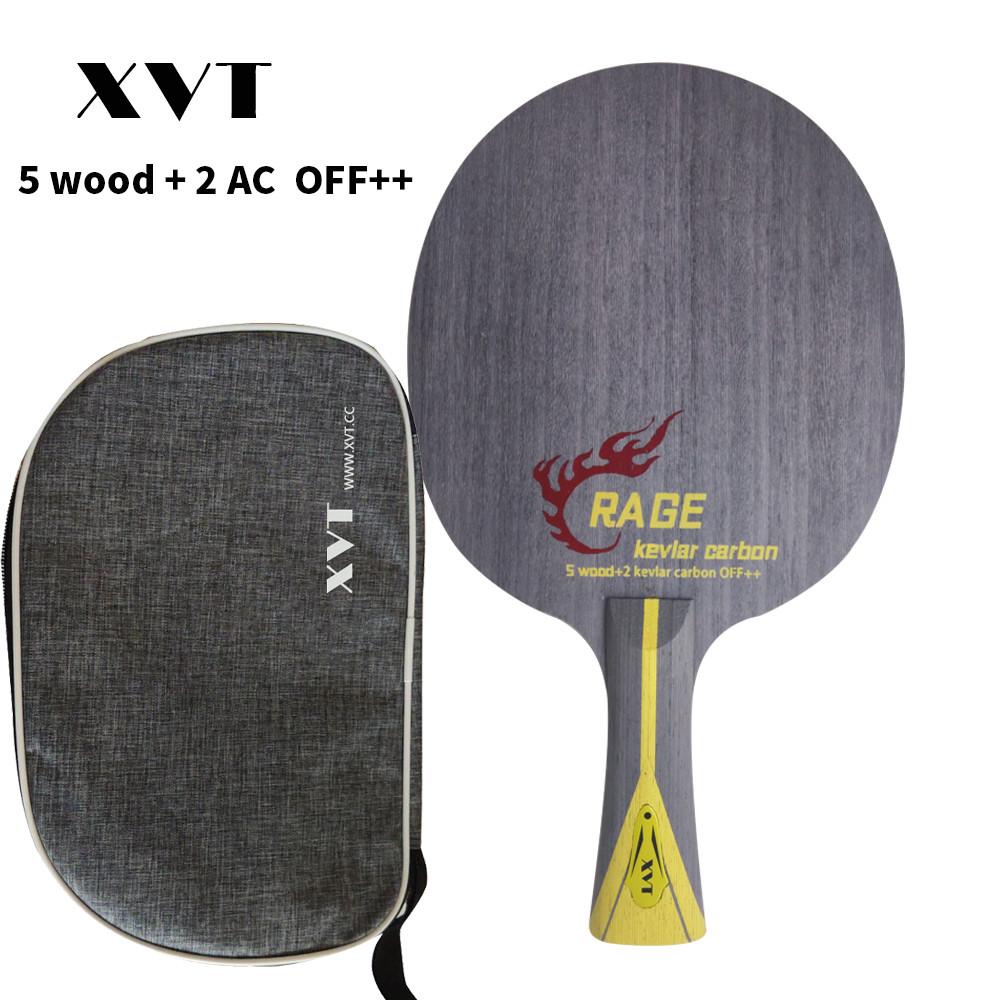 XVT  RAGE(DHS 301)  ZL Cabon  Table Tennis Blade/ ping pong Blade/ table tennis bat  Send FuLL Cover