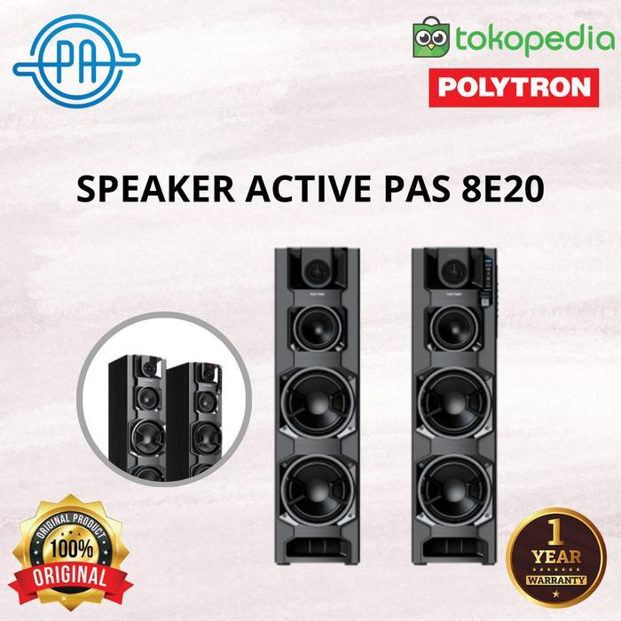 SPEAKER AKTIF POLYTRON PAS8E20 / PAS69 / PAS 8E20 SPIKER ACTIVE BLUETOOTH PAS-8E20 - PAS8E20 NEW