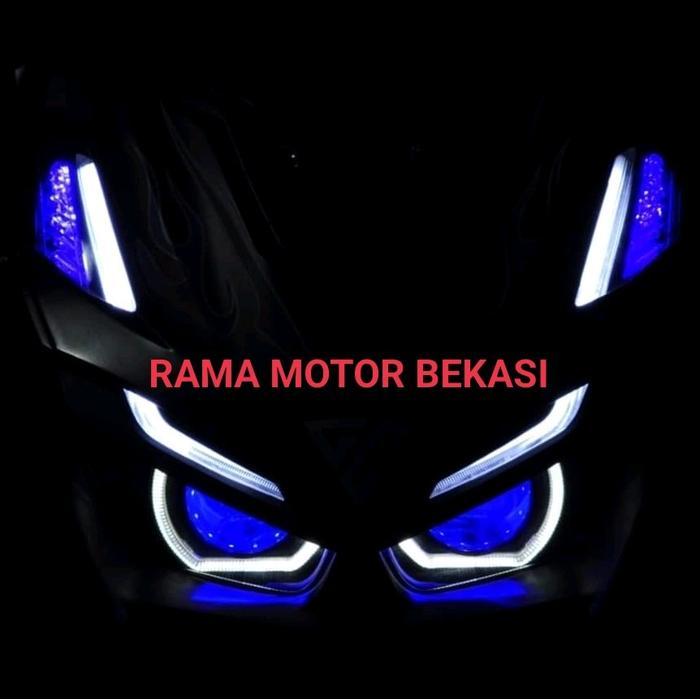HEADLAMP VARIO 160  ABS CBS ISI BILED - Alis MERAH, DE MERAH, ABS
