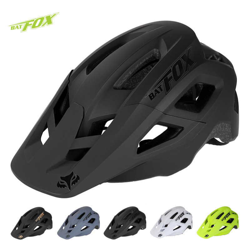 Batfox Mtb Helmet Cycling Helmet Integrally-Molded Capacete Fox Casco Bicicleta Mtb Mountain