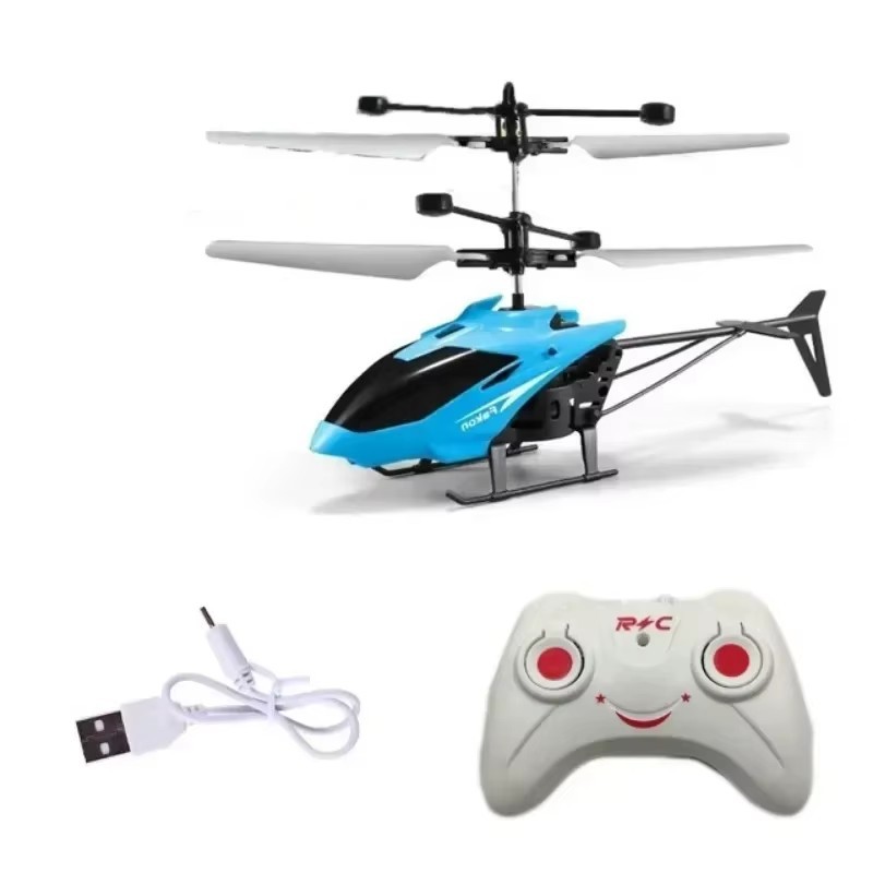 Remote Safe Fall-Resistant Rc Helicopters Drone Rechargeable Rc Drone Children Toys With Random