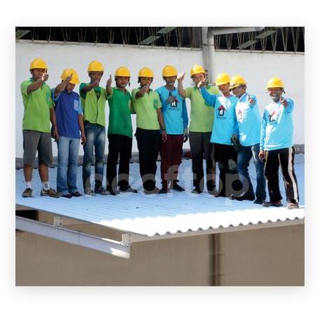 Atap uPVC Rooftop C-Series C Series Dingin Rumah Gedung Ruko Gratis Ongkir