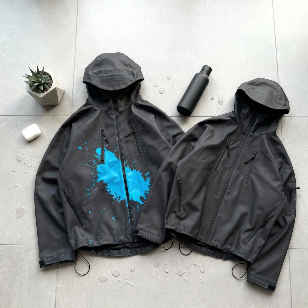 Magic Color Changing Hoodie Temperature Sensitive Effect Y2K Clothing Hip Hop Retro Zip Up Jacket