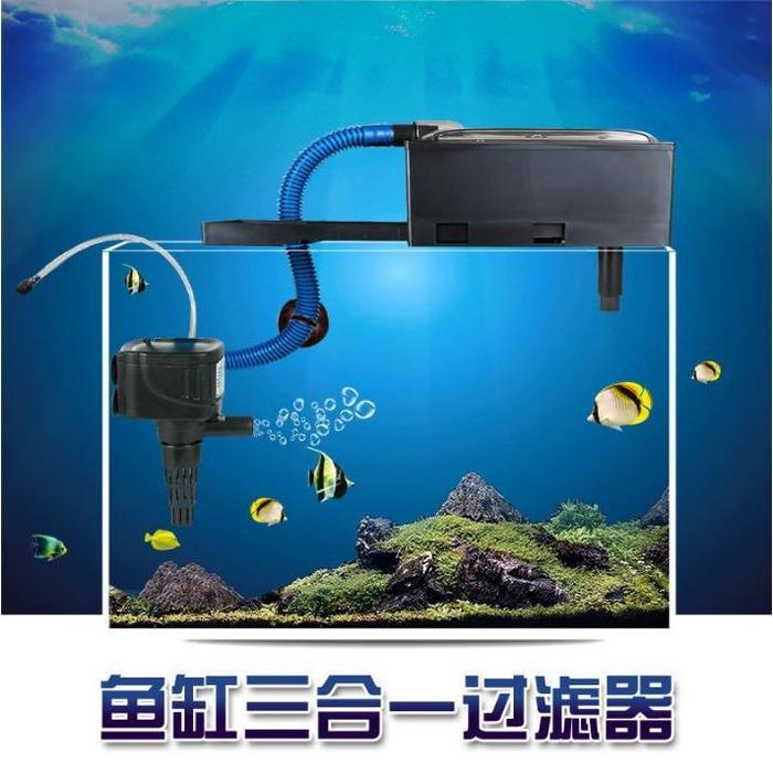 Filter Pompa Komplit Top Filter Box Aquarium 3 In 1 Rosston SP 1200 Garansi (BOX LEBIH BESAR)
