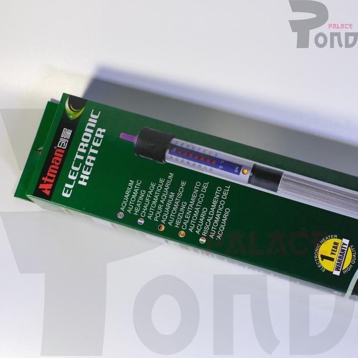 Water Heater Aquarium Heater Atman Pengatur Suhu Air Aquarium