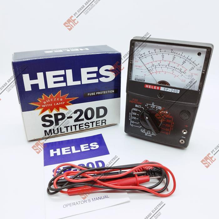Multitester Analog Multimeter HELES SP20D