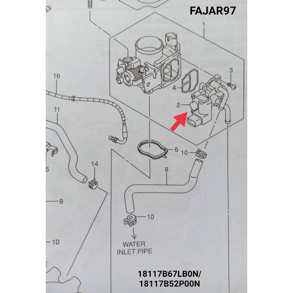 Sensor Valve Isc Suzuki Karimun Wagon R Original