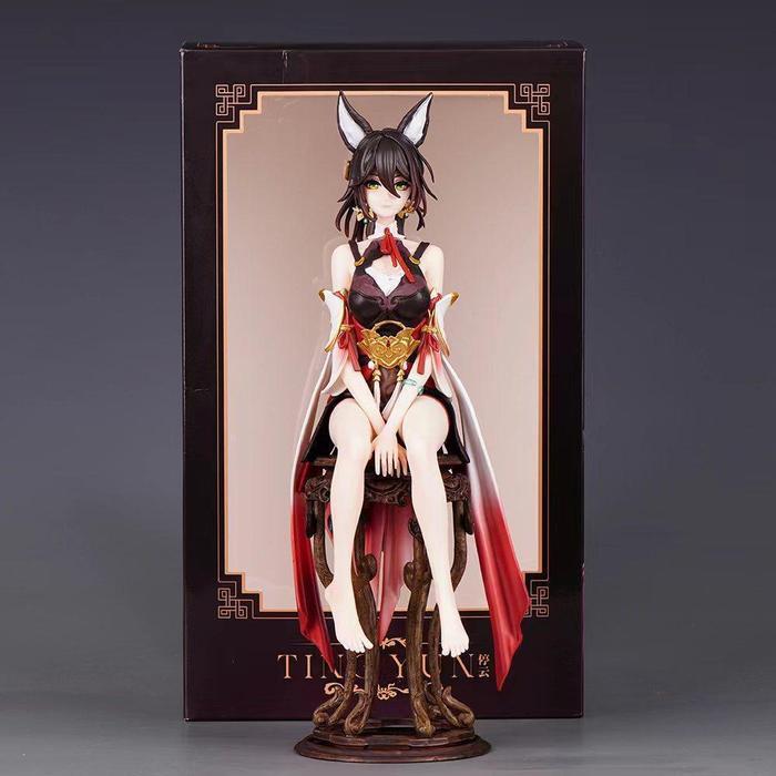 Terbaru Tingyun sitting Honkai Star Rail 27cm Action Figure PVC D-FGA416 Barang Berkualitas