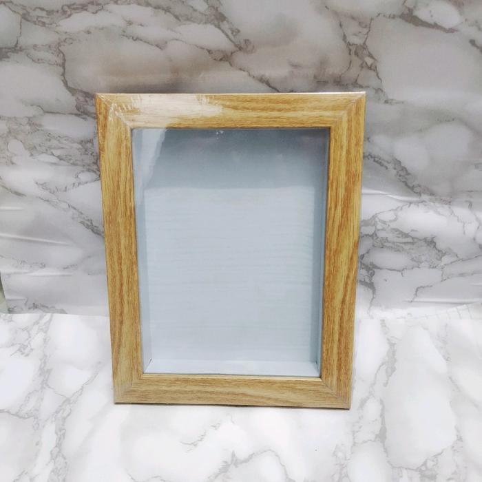 "New" Bingkai bunga kering/ Scrapbook ukuran 1520cm Aesthetic plus kaca/ bingkai Foto 3D