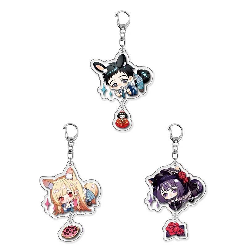 Anime My Dress-Up Darling Keychain Gojo Wakana Kitagawa Marin Inui Sajuna Inui Shinju Acrylic Key