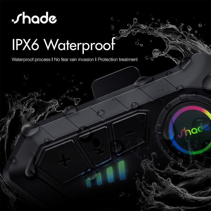 Shade Headset Helm Bluetooth / Headphone Helm Bluetooth / Intercom Motor / Headset Bluetooth Helm