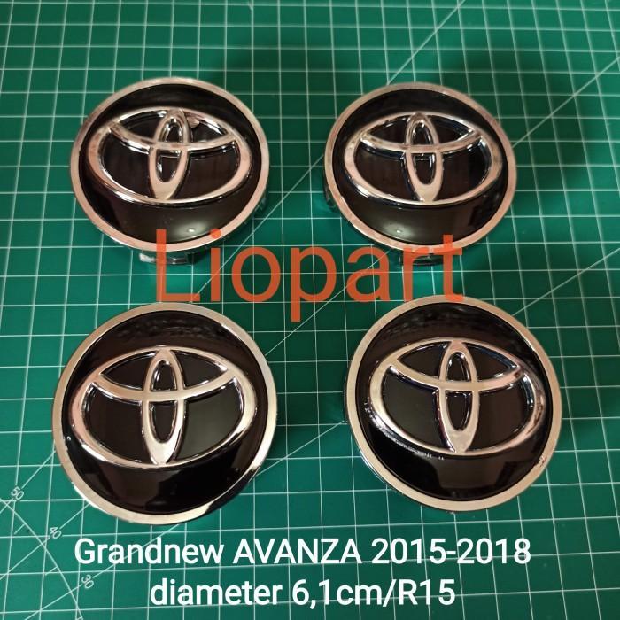 "New" dop roda tutup velg grandnew avanza veloz chrome krum 2016-2021 R15
