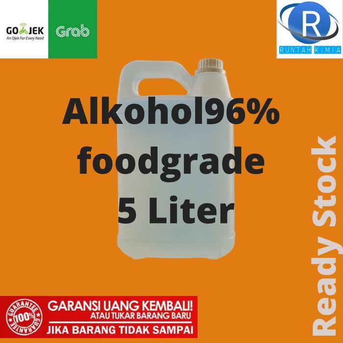 ALKOHOL ALCOHOL 96% FOOD GRADE 5 LITER