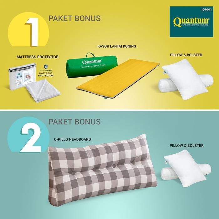Quantum Springbed Eurotop Mattress 28cm - Kasur Spring Bed