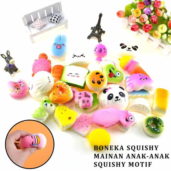 Mainan Edukasi Anak * Boneka Squishy * Squishy Aneka Motif